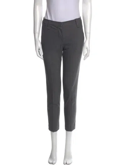 Pre-owned Brunello Cucinelli Straight Leg Pants In Gray