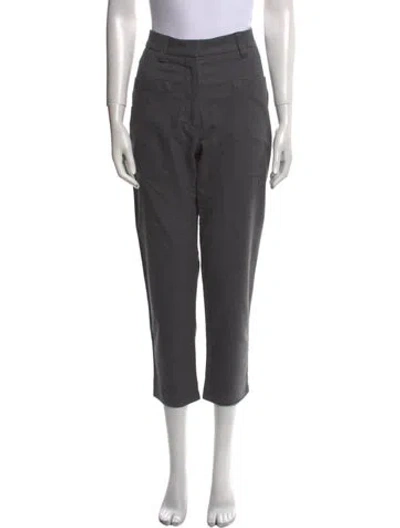 Pre-owned Brunello Cucinelli Straight Leg Pants In Gray