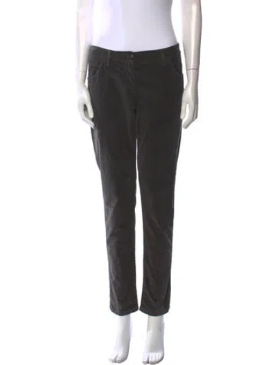 Pre-owned Brunello Cucinelli Straight Leg Pants In Gray