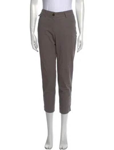 Pre-owned Brunello Cucinelli Straight Leg Pants In Gray