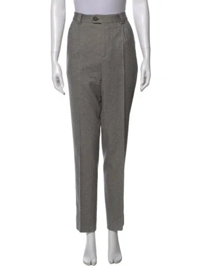 Pre-owned Brunello Cucinelli Straight Leg Pants In Gray