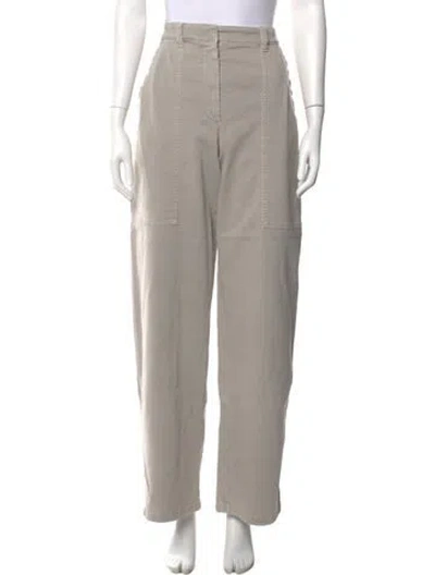 Pre-owned Brunello Cucinelli Straight Leg Pants In Gray