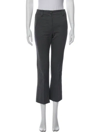 Pre-owned Brunello Cucinelli Straight Leg Pants In Gray