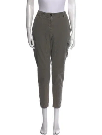 Pre-owned Brunello Cucinelli Straight Leg Pants In Gray