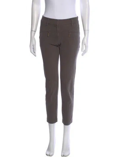 Pre-owned Brunello Cucinelli Straight Leg Pants In Gray