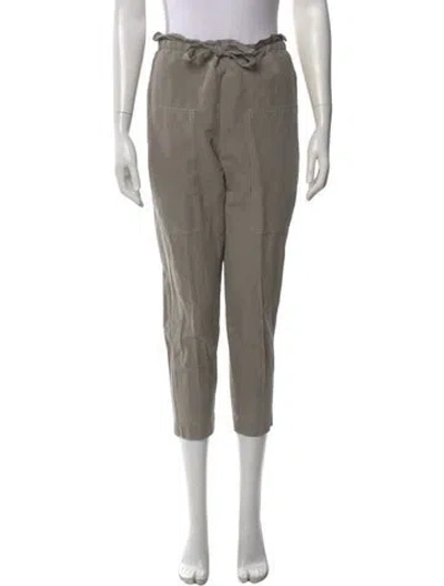 Pre-owned Brunello Cucinelli Straight Leg Pants In Gray