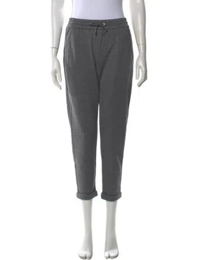 Pre-owned Brunello Cucinelli Straight Leg Pants In Gray