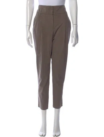 Pre-owned Brunello Cucinelli Straight Leg Pants In Gray