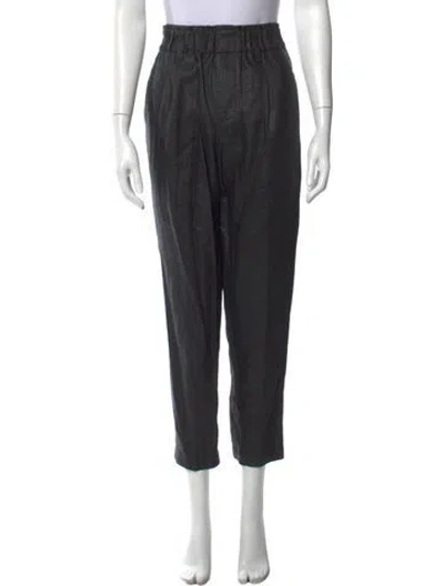 Pre-owned Brunello Cucinelli Straight Leg Pants In Gray