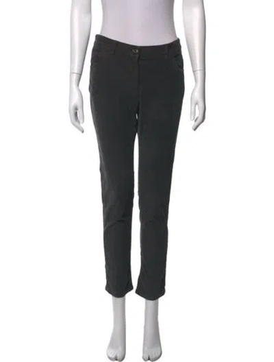 Pre-owned Brunello Cucinelli Straight Leg Pants In Gray