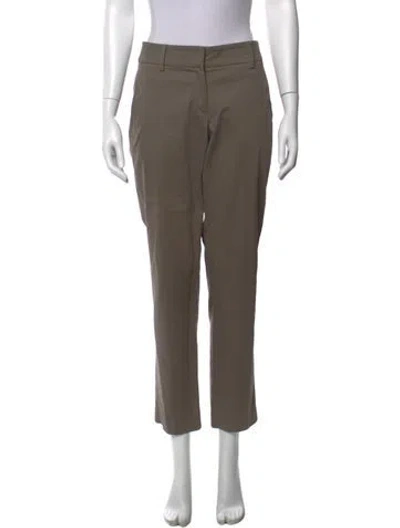 Pre-owned Brunello Cucinelli Straight Leg Pants In Gray