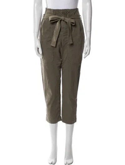 Pre-owned Brunello Cucinelli Straight Leg Pants In Green