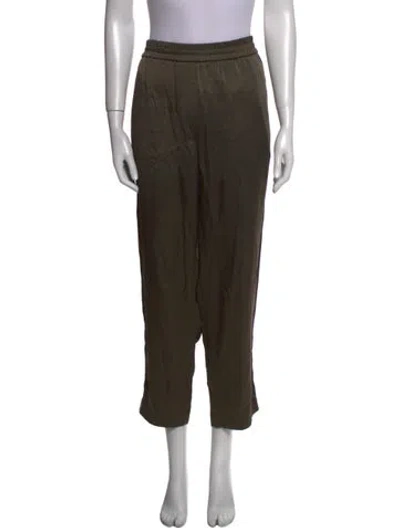 Pre-owned Brunello Cucinelli Straight Leg Pants In Green