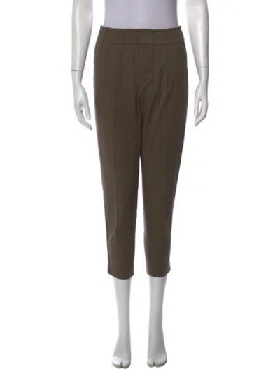 Pre-owned Brunello Cucinelli Straight Leg Pants In Green