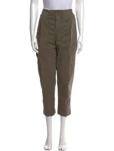 Pre-owned Brunello Cucinelli Straight Leg Pants In Green