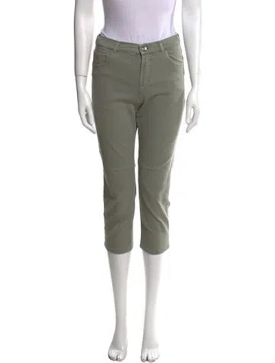 Pre-owned Brunello Cucinelli Straight Leg Pants In Green