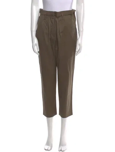 Pre-owned Brunello Cucinelli Straight Leg Pants In Green