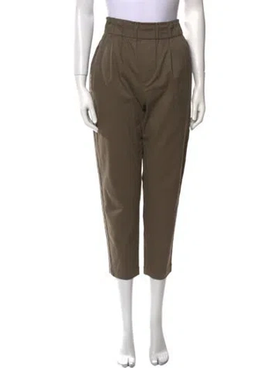 Pre-owned Brunello Cucinelli Straight Leg Pants In Green