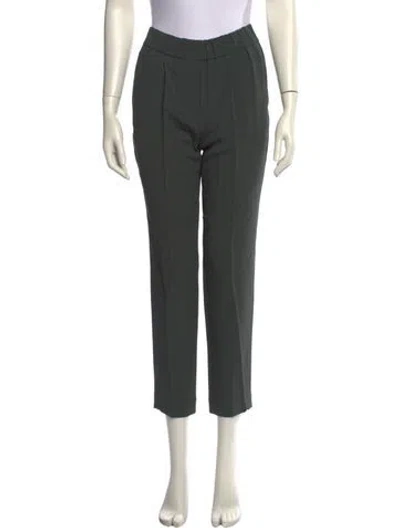 Pre-owned Brunello Cucinelli Straight Leg Pants In Green