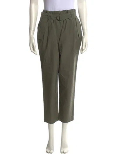 Pre-owned Brunello Cucinelli Straight Leg Pants In Green
