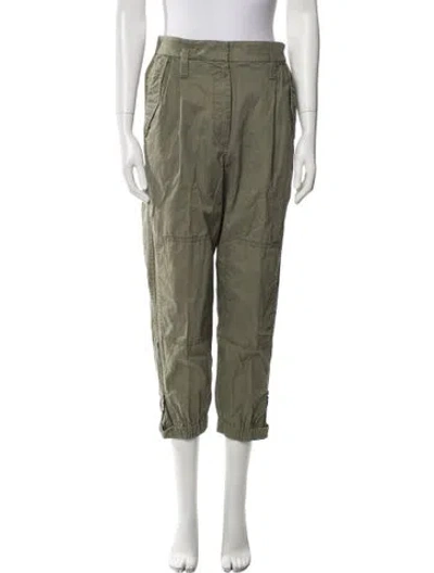 Pre-owned Brunello Cucinelli Straight Leg Pants In Green
