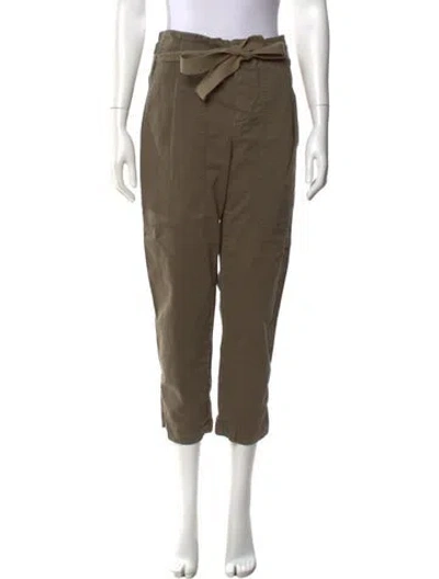 Pre-owned Brunello Cucinelli Straight Leg Pants In Green