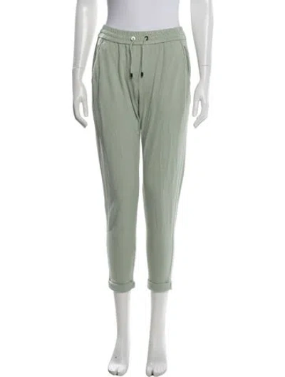 Pre-owned Brunello Cucinelli Straight Leg Pants In Green