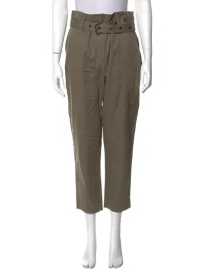 Pre-owned Brunello Cucinelli Straight Leg Pants In Green