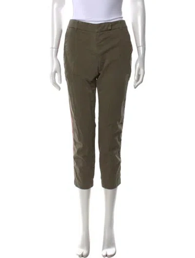 Pre-owned Brunello Cucinelli Straight Leg Pants In Green
