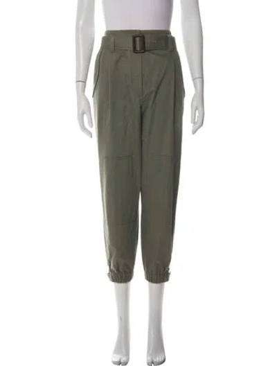 Pre-owned Brunello Cucinelli Straight Leg Pants In Green