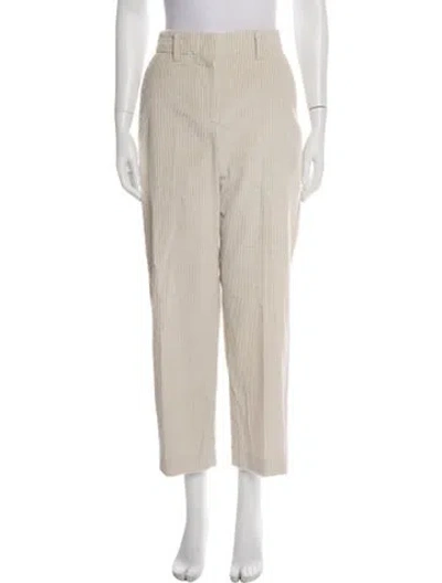 Pre-owned Brunello Cucinelli Straight Leg Pants In Green