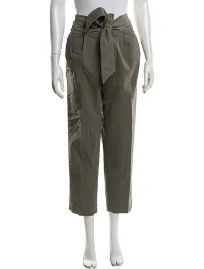 Pre-owned Brunello Cucinelli Straight Leg Pants In Green