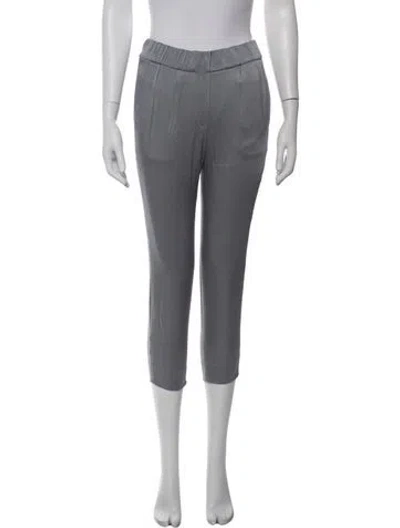 Pre-owned Brunello Cucinelli Straight Leg Pants In Grey