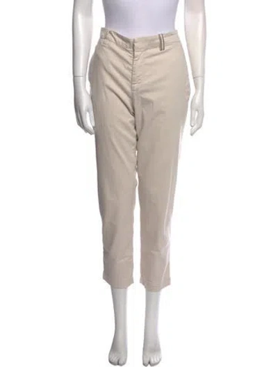 Pre-owned Brunello Cucinelli Straight Leg Pants In Neutral