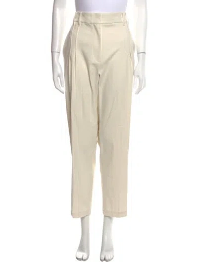 Pre-owned Brunello Cucinelli Straight Leg Pants In Neutral