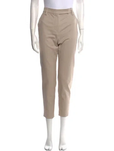 Pre-owned Brunello Cucinelli Straight Leg Pants In Neutral