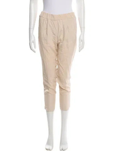 Pre-owned Brunello Cucinelli Straight Leg Pants In Neutral