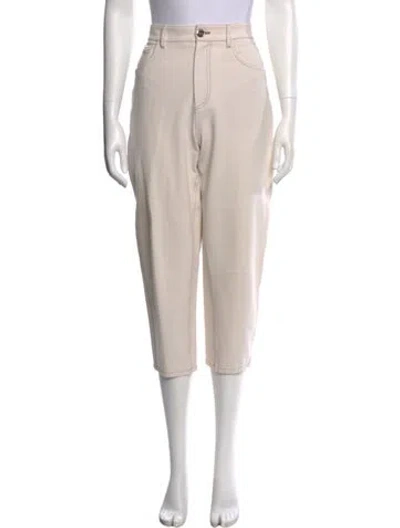 Pre-owned Brunello Cucinelli Straight Leg Pants In Neutral