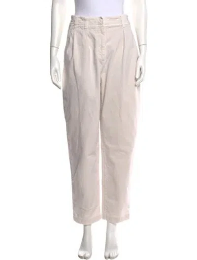 Pre-owned Brunello Cucinelli Straight Leg Pants In Neutral