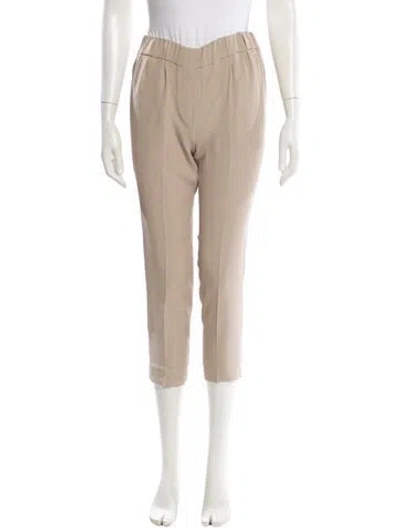 Pre-owned Brunello Cucinelli Straight Leg Pants In Neutral