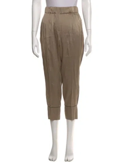 Pre-owned Brunello Cucinelli Straight Leg Pants In Neutral