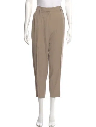 Pre-owned Brunello Cucinelli Straight Leg Pants In Neutral
