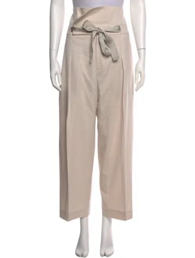 Pre-owned Brunello Cucinelli Straight Leg Pants In Neutral
