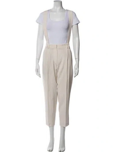 Pre-owned Brunello Cucinelli Straight Leg Pants In Neutral