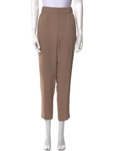 Pre-owned Brunello Cucinelli Straight Leg Pants In Neutral