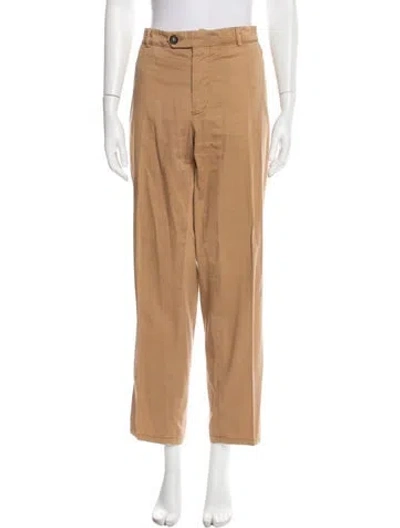 Pre-owned Brunello Cucinelli Straight Leg Pants In Neutral