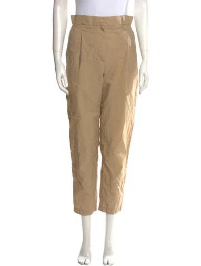 Pre-owned Brunello Cucinelli Straight Leg Pants In Neutral