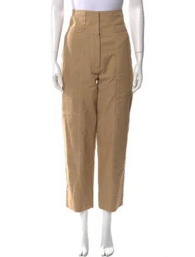 Pre-owned Brunello Cucinelli Straight Leg Pants In Neutral