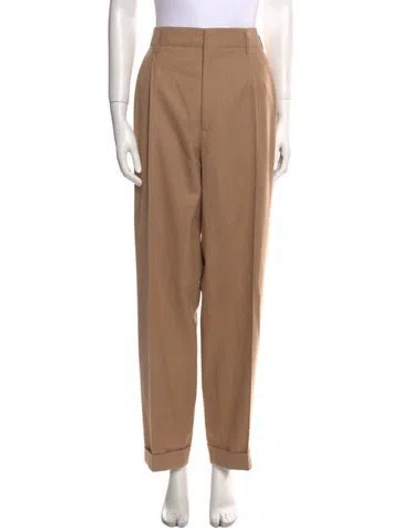 Pre-owned Brunello Cucinelli Straight Leg Pants In Neutral
