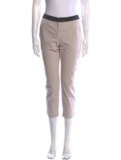 Pre-owned Brunello Cucinelli Straight Leg Pants In Neutral